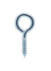 Suki International Zinc-Plated Screw Eye (2 cm, Pack of 6)