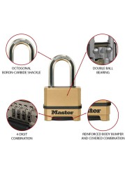 Master Lock Zinc Heavy Duty Padlock (9.7 x 5.6 x 3.1 cm)