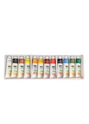 Camel Artist Oil Paint Pack (9 ml, Assorted Shades, 12 Pc.)