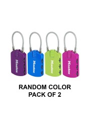 Master Lock Zinc Combination Padlock (6.5 x 3 x 1.1 cm, Assorted Color)