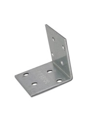 Suki Angle Bracket Zinc Plated (4 x 4 x 2 cm, Silver)