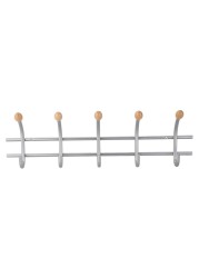 Hettich 5-Hook Clothes Rail (Matt Nickel)