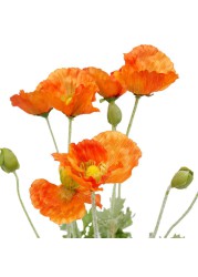 Orange Scarlet Artificial Plant