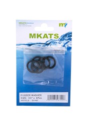 Mkats Rubber Washers (1.9 cm, Pack of 5)