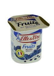 Elle &amp; Vire Blueberry Fruit Yoghurt 125g