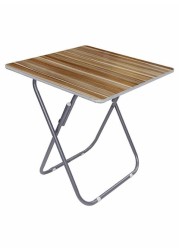 Square Wooden Table Multicoloured 70x70 Centimeter