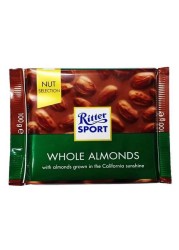 Ritter Sport Whole Almonds Chocolate Bar 100g