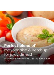 Knorr Flavoured Mayonnaise Ideal As A Dip Dressing Or Spread Mayochup Blend Of Mayonnaise &amp; Ketchup 295ml