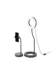 LÅNESPELARE Ring light with phone holder