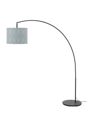 LÖKNÄS / SKAFTET Floor lamp, arched