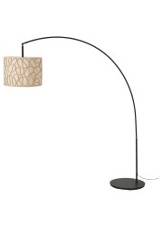 VINGMAST / SKAFTET Floor lamp, arched