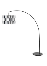 ÄLVSTARR / SKAFTET Floor lamp, arched