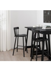 NORRARYD Bar stool with backrest