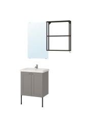 ENHET / TVÄLLEN Bathroom furniture, set of 11
