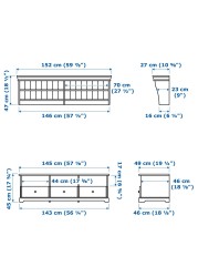 LIATORP TV storage combination