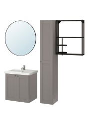 ENHET / TVÄLLEN Bathroom furniture, set of 13