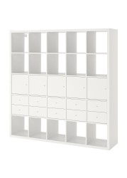 KALLAX Shelving unit with 10 inserts