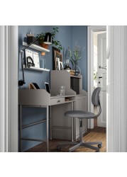 HAUGA/BLECKBERGET Desk and storage combination