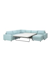 VIMLE Crnr sofa-bed, 5-seat w chaise lng