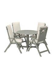 BONDHOLMEN Table+4 reclining chairs, outdoor