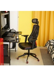 FREDDE / MATCHSPEL Gaming desk and chair