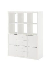 KALLAX Shelving unit with 6 inserts