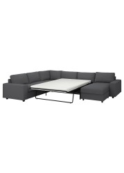 VIMLE Crnr sofa-bed, 5-seat w chaise lng