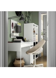 MICKE/ELDBERGET / KALLAX Desk and storage combination