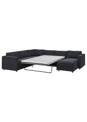 VIMLE Crnr sofa-bed, 5-seat w chaise lng