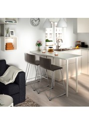 BERNHARD Bar stool with backrest