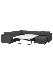 VIMLE Crnr sofa-bed, 5-seat w chaise lng