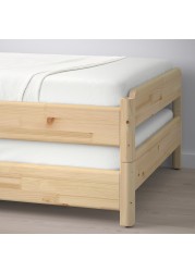 UTÅKER Stackable bed with 2 mattresses