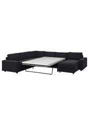 VIMLE Crnr sofa-bed, 5-seat w chaise lng