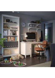 HEMNES/ALEFJÄLL Desk and storage combination