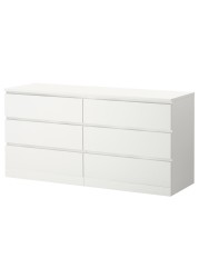 MALM Chest of 6 drawers