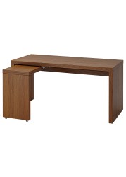 MALM Desk with pull-out panel