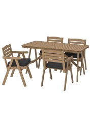 FALHOLMEN Table+4 chairs w armrests, outdoor