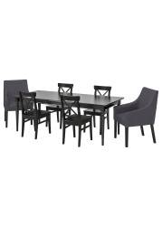 INGATORP / INGOLF Table and 6 chairs