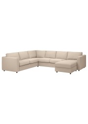 VIMLE Cvr crnr sofa, 5-seat w chaise lng