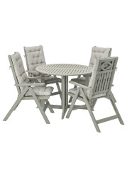 BONDHOLMEN Table+4 reclining chairs, outdoor