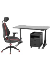 UPPSPEL / GRUPPSPEL مكتب، كرسي ووحدة درج