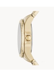 Janice Multifunction Gold-Tone Stainless Steel Watch