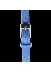 Alfred Sung - Women&#39;s Silhouette Analog Watch AS2002SL-2B2 | Blue colour | Genuine Leather | Water Resistant