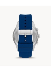 Brox Multifunction Blue Silicone Watch