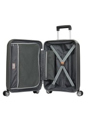 Eminent Brand Hardsided PP Medium Check-In Size 76 Centimeter (28 Inch) 4 Twin-Wheel Spinner Luggage Trolley in Dark Grey Color B0002-28_GRY