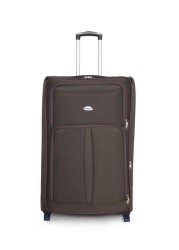 Senator Brand Softside 3 Piece Set of 2 Wheel EVA Luggage Trolley in Brown Color KH108-3_BRN