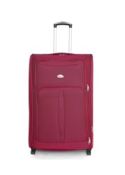 Senator Brand Softside 3 Piece Set of 2 Wheel EVA Luggage Trolley in Burgundy Color KH108-3_BGN