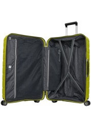 Eminent Brand Hardsided PP Medium Check-In Size 76 Centimeter (28 Inch) 4 Twin-Wheel Spinner Luggage Trolley in Chartreuse Color B0011-28_GRN