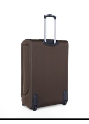 Senator Brand Softside Small Cabin Size 50 Centimeter (20 Inch) 2 Wheel EVA Luggage Trolley in Brown Color KH108-20_BRN