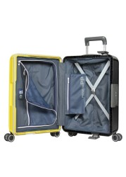 Eminent Brand Hardsided PP Small Check-in Size 66 Centimeter (26 Inch) 4 Twin-Wheel Spinner Luggage Trolley in Yellow with Black Color B0006M-26_YEL